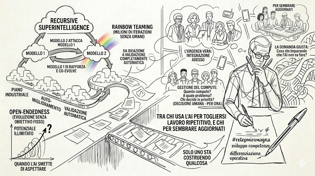 L'AI che si costruisce da sola. E cosa cambia per la tua azienda oggi.